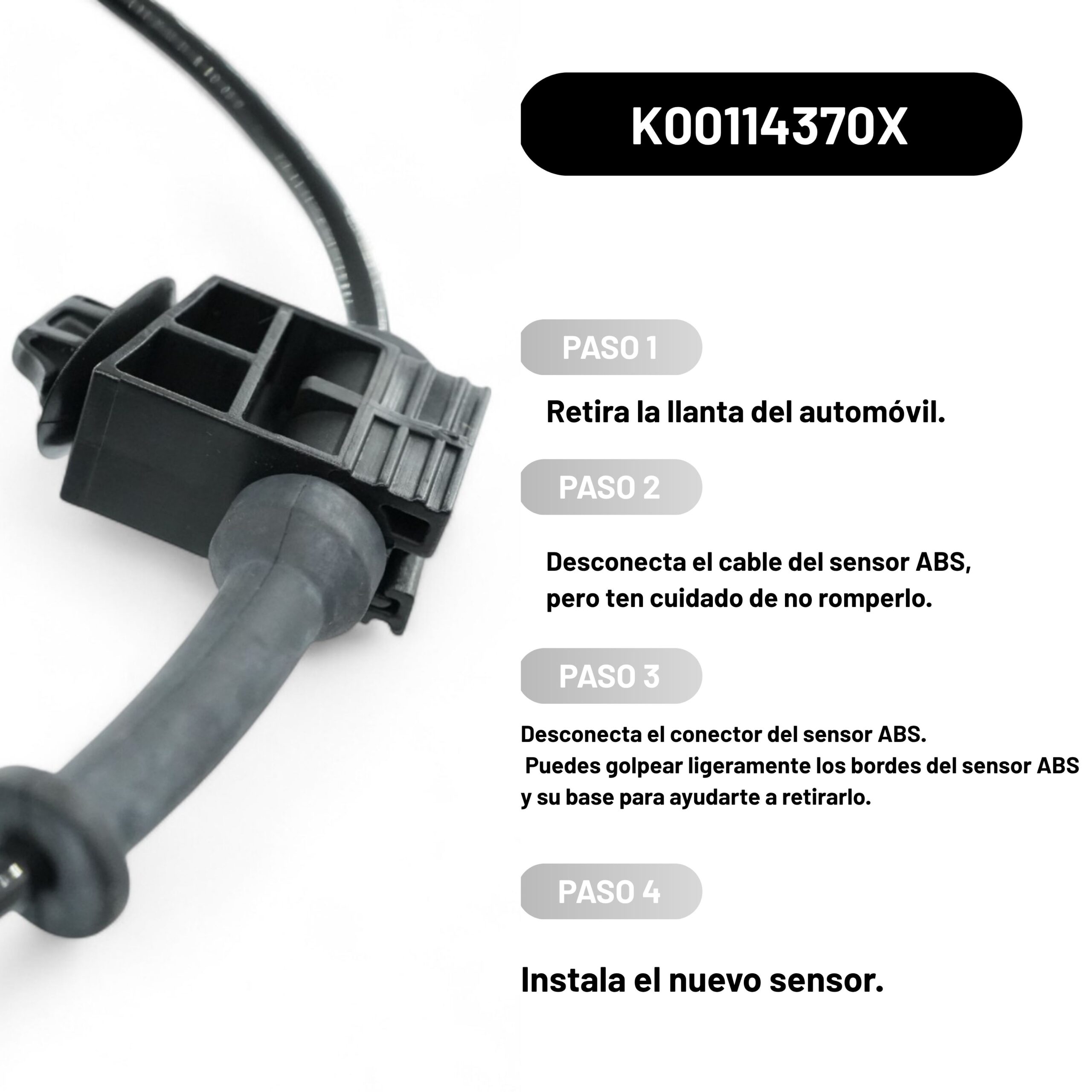 Sensor ABS delantero/frontal Mazda CX5 2013-2024 - Image 2