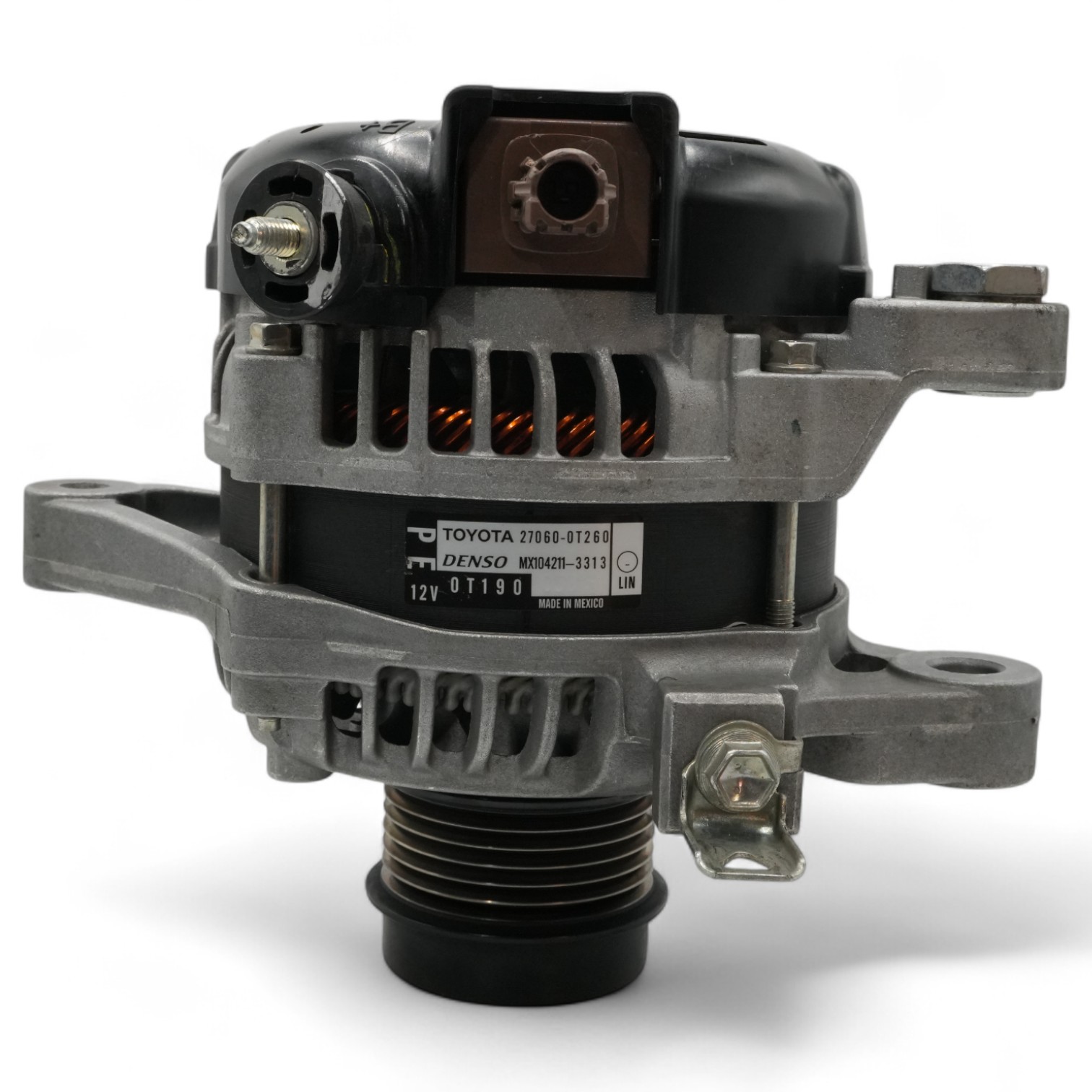 Seminuevo Original Alternador 27060-0T260 Toyota Corolla 2014 - 2019 - Image 9